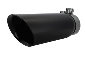 Ford F-150 Performance Exhaust - Ford Racing - 4 in. Stainless Steel - Black Chrome - `21-`25